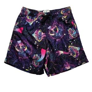 Kronic Prints Psychedelic Mushroom Shorts Trippy Festival Streetwear S